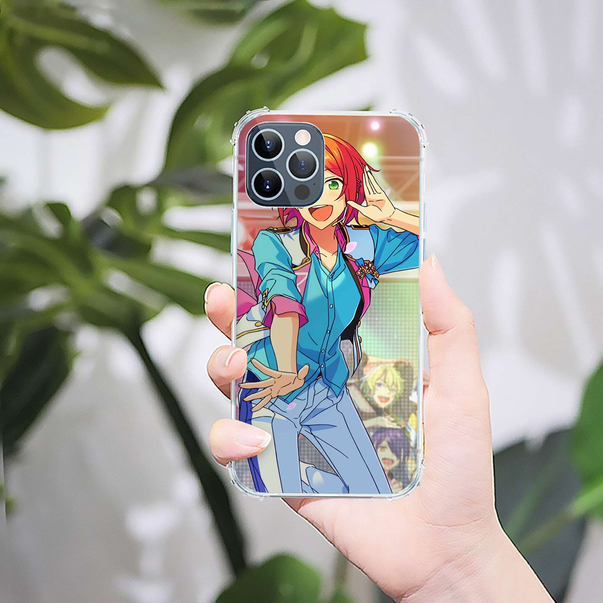 （画像用） あんさんぶるスターズ! Ensemble Stars 【iPhone 12シリーズ対応】透明スマホケース（クリアソフトケース）